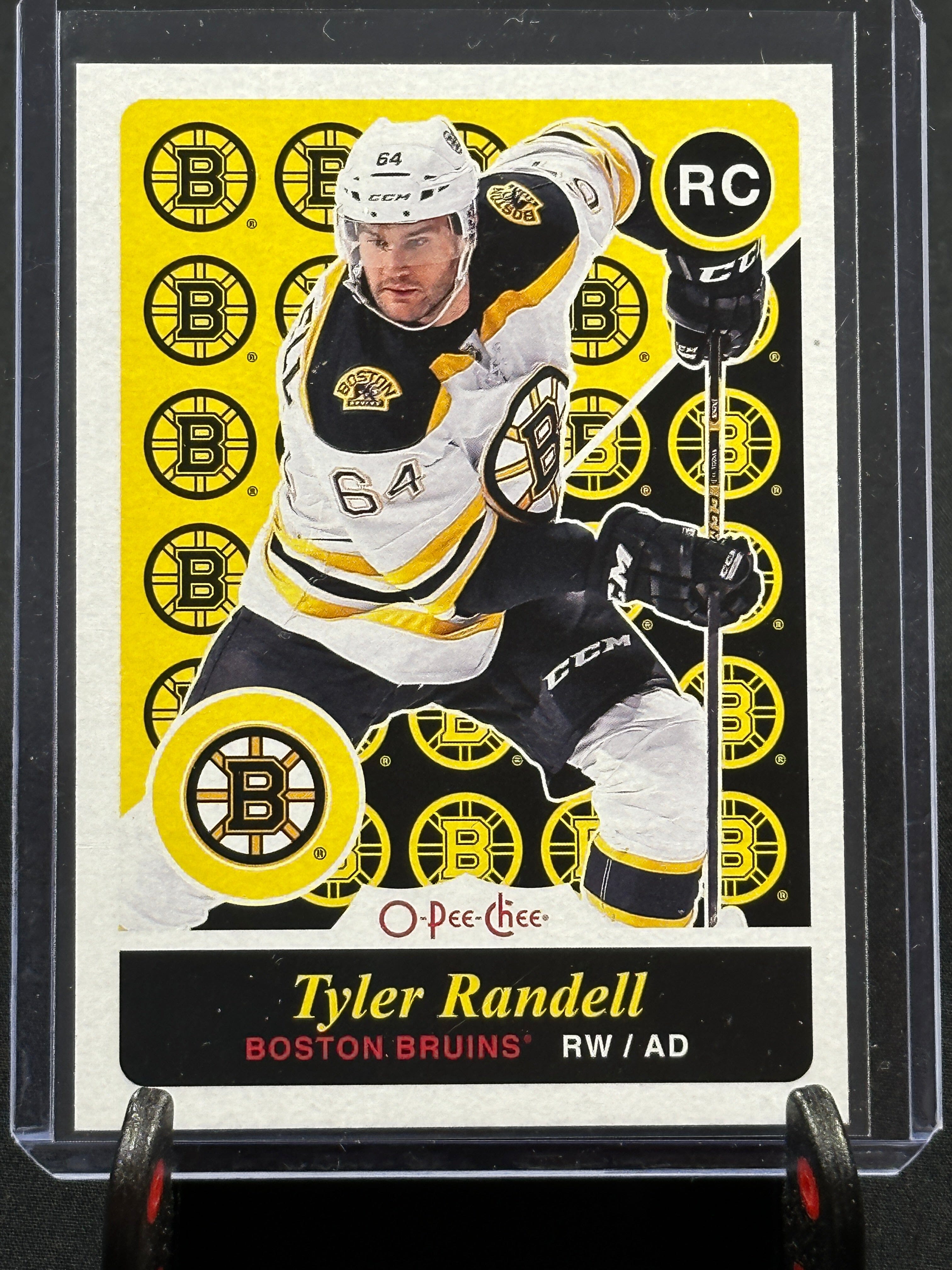 2015-2016 O-Pee-Chee Update Retro Tyler Randell Rookie Boston Bruins #U34 Shootnscore.com 